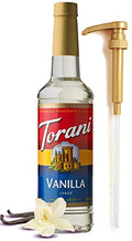 Vanilla Syrup for Coffee 25.4 Ounces for Vanilla Flavored Coffee Syrup with Fresh Finest Syrup Pump Dispenser-UPStoxs