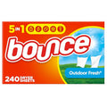 Bounce Dryer Sheets, Outdoor Fresh, 240 Count Laundry Fabric Softener Sheets with Static Control and Wrinkle Fighters-UPStoxs