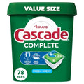 Cascade Complete Dishwasher Pods - Fresh Scent ActionPacs, 78 Count-UPStoxs