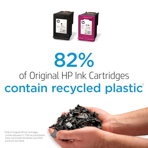 HP 63 Black Ink Cartridge | Works with HP DeskJet 1112, 2130, 3630 Series; HP ENVY 4510, 4520 Series; HP OfficeJet 3830, 4650, 5200 Series | Eligible for Instant Ink | F6U62AN-UPStoxs