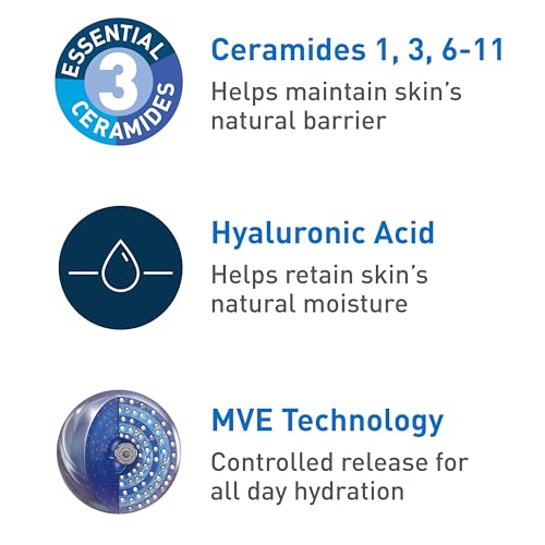 CeraVe Daily Moisturizing Lotion for Dry Skin | Body Lotion & Face Moisturizer with Hyaluronic Acid and Ceramides | Daily Moisturizer | Fragrance Free | Oil-Free | 19 Ounce-UPStoxs