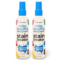 Miss Mouth's Messy Eater Stain Treater Spray - 4oz 2 Pack Stain Remover - Newborn & Baby Essentials - No Dry Cleaning Food, Grease, Coffee Off Laundry, Underwear, Fabric-UPStoxs