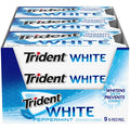 Trident White Peppermint Sugar Free Gum, 16 Count (Pack of 9)-UPStoxs