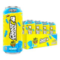 GHOST Energy Drink - 12-Pack, Sour Patch Kids Blue Raspberry, 16oz - Energy & Focus & No Artificial Colors - 200mg Natural Caffeine, L-Carnitine & Taurine - Gluten-Free & Vegan-UPStoxs