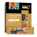 KIND Bars, Caramel Almond & Sea Salt, Healthy Snacks, Gluten Free, Low Sugar, 6g Protein, 12 Count-UPStoxs