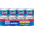 Clorox Disinfecting Wipes Value Pack, Bleach Free Cleaning Wipes, 75 Count Each, Pack of 4-UPStoxs