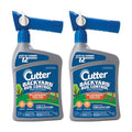Cutter Backyard Bug Control Spray Concentrate (2 Pack), Kills Mosquitoes, Fleas & Listed Ants, 32 fl Ounce-UPStoxs
