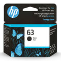 HP 63 Black Ink Cartridge | Works with HP DeskJet 1112, 2130, 3630 Series; HP ENVY 4510, 4520 Series; HP OfficeJet 3830, 4650, 5200 Series | Eligible for Instant Ink | F6U62AN-UPStoxs