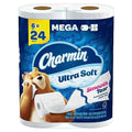 Charmin Ultra Soft Toilet Paper 6 Mega Rolls = 24 Regular Rolls-UPStoxs