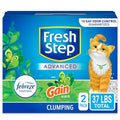 Fresh Step Clumping Cat Litter, With Gain, Advanced, Extra Large, 37 Pounds total (2 Pack of 18.5lb Boxes)-UPStoxs