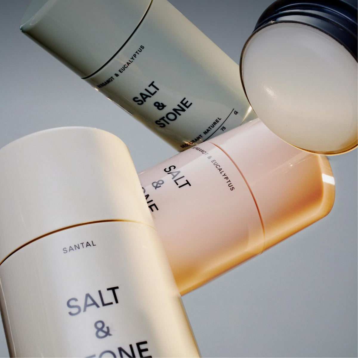 SALT & STONE Natural Deodorant | Extra Strength Natural Deodorant for Women & Men | Aluminum Free with Seaweed Extracts, Shea Butter & Probiotics | Free From Parabens, Sulfates & Phthalates (2.6 oz)-UPStoxs