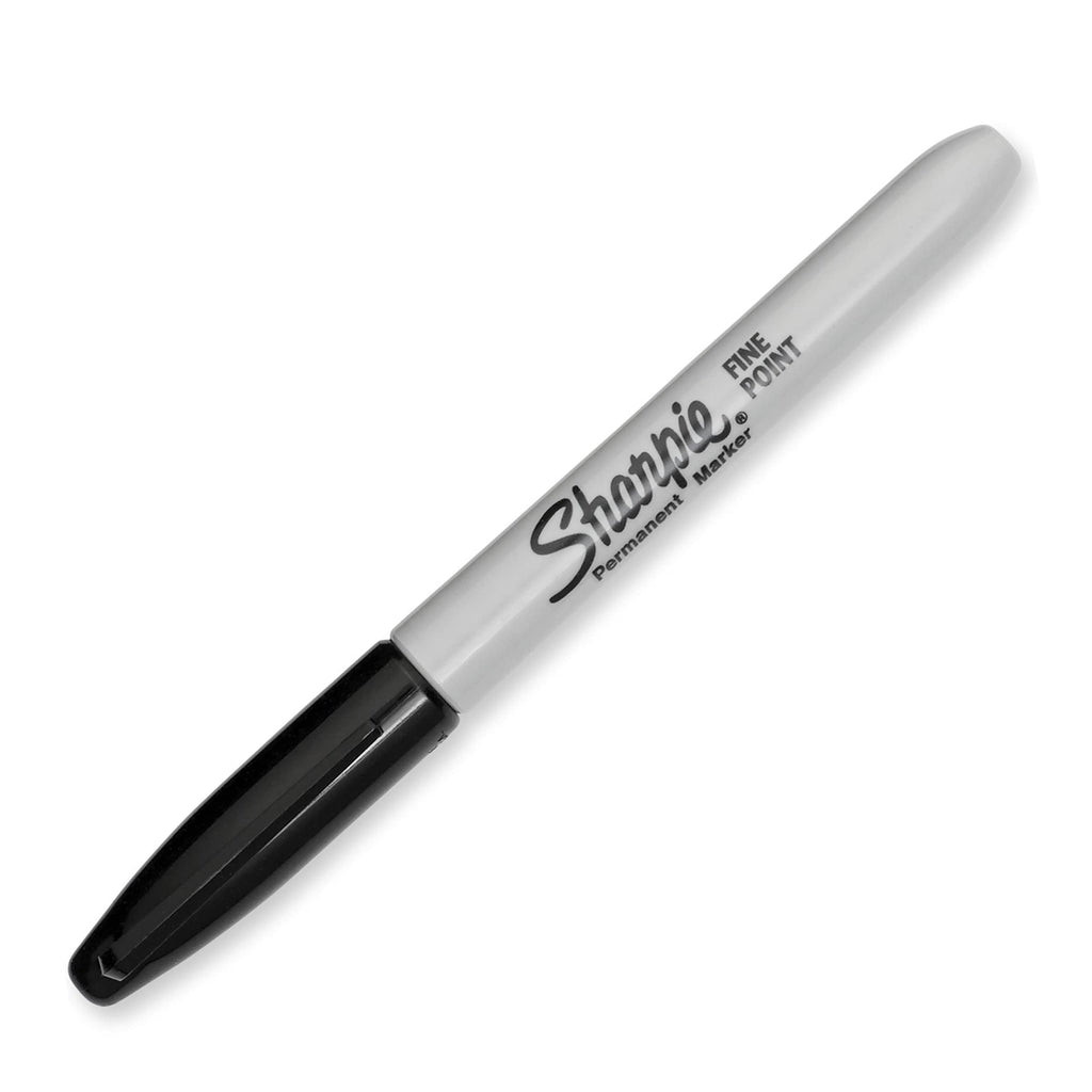 Sharpie Permanent Markers Bulk Set, Fine Tip Markers Set, Markers For Plastic, Metal, Wood, And More, Black, 36 Count-UPStoxs