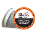 San Francisco Bay Compostable Coffee Pods - French Roast (80 Ct) K Cup Compatible including Keurig 2.0, Dark Roast-UPStoxs