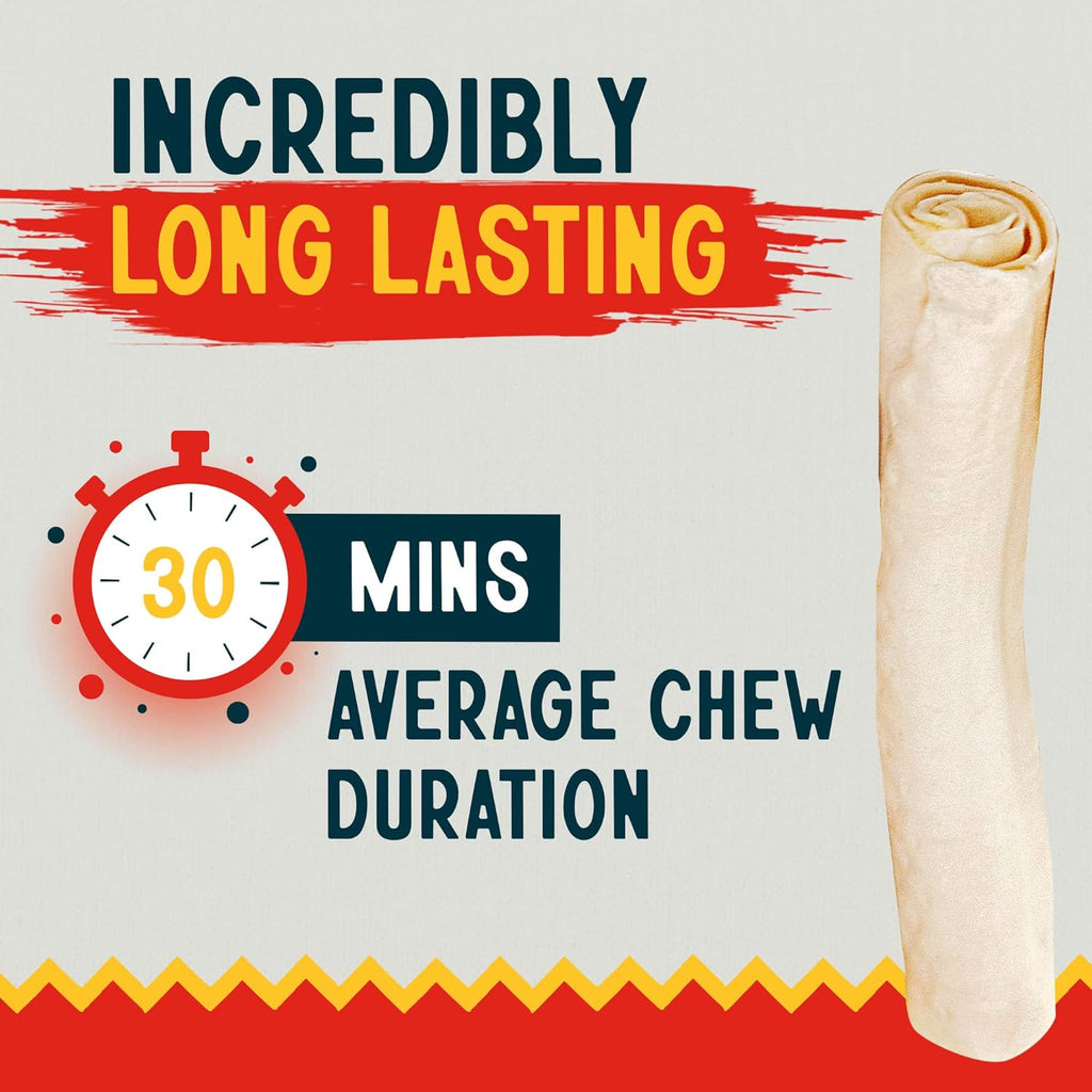 Canine Chews Premium All-Natural Beef Hide Canine Retrievers, 15 ct.