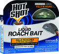Hot Shot Liquid Roach Bait, Roach Killer, 1 Pack, 6-Count-UPStoxs