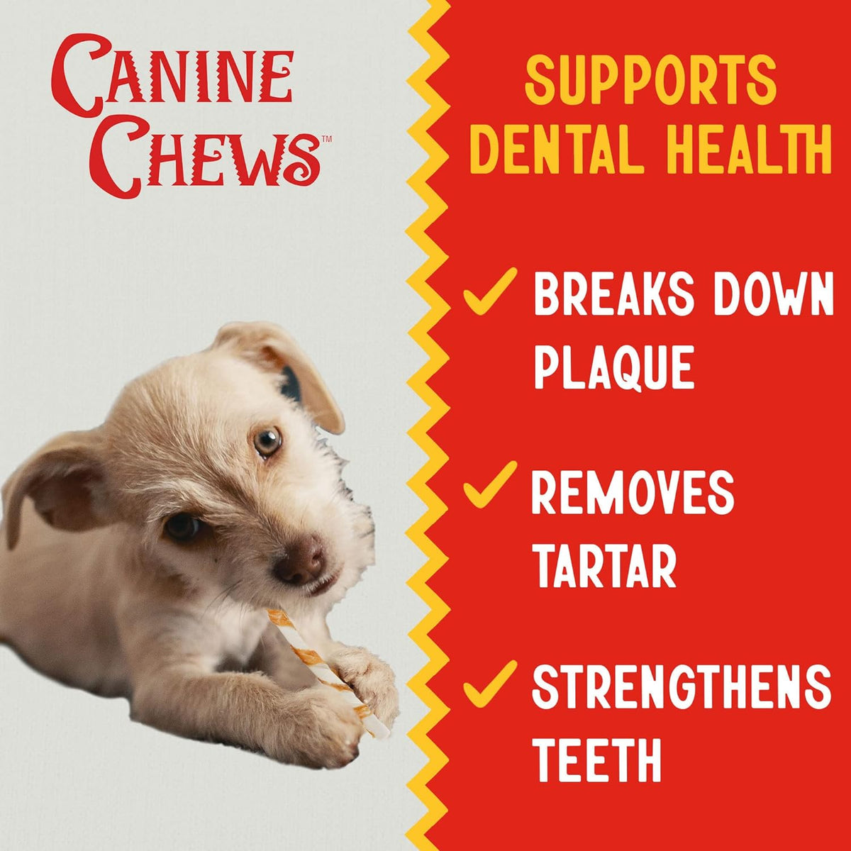 Canine Chews Chicken-Wrapped Rawhide Chews for Dogs 125 ct.