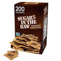 Sugar In The Raw Turbinado Cane Sugar Packets, 200 Count, Natural Sweetener for Drinks and Baking, Vegan, Gluten-Free, Non-GMO-UPStoxs