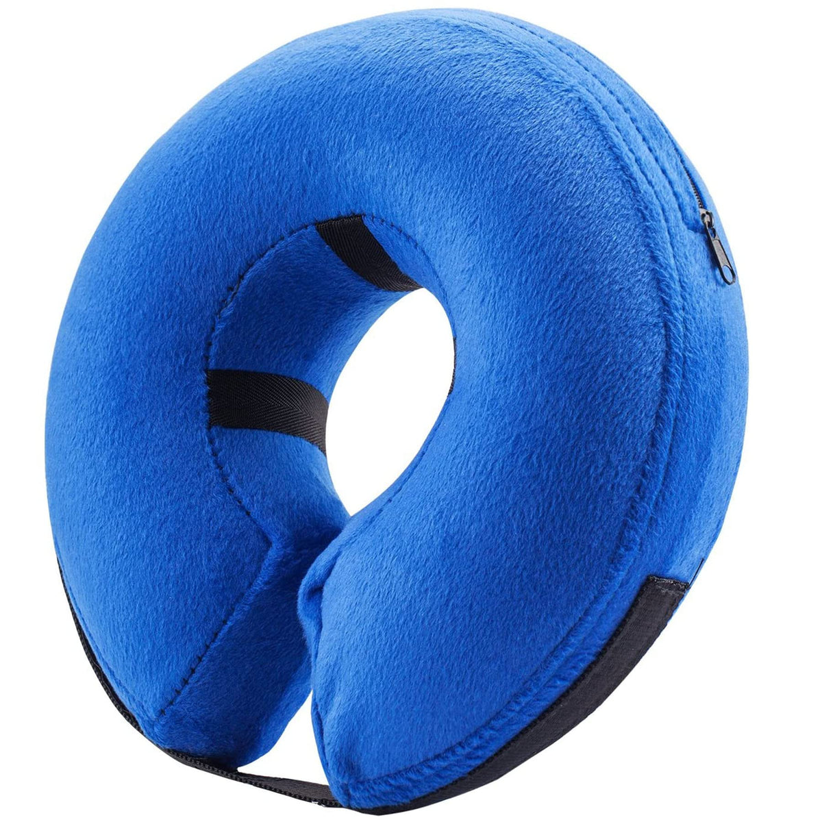 BENCMATE Protective Inflatable Collar for Dogs and Cats - Soft Pet Recovery Collar Does Not Block Vision E-Collar (Large, Blue)-UPStoxs