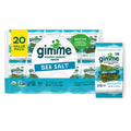 Gimme Seaweed - Sea Salt - 20 Count - Organic Roasted Seaweed Sheets - Keto, Vegan, Gluten Free - Great Source of Iodine & Omega 3’s - Healthy On-The-Go Snack for Kids & Adults-UPStoxs