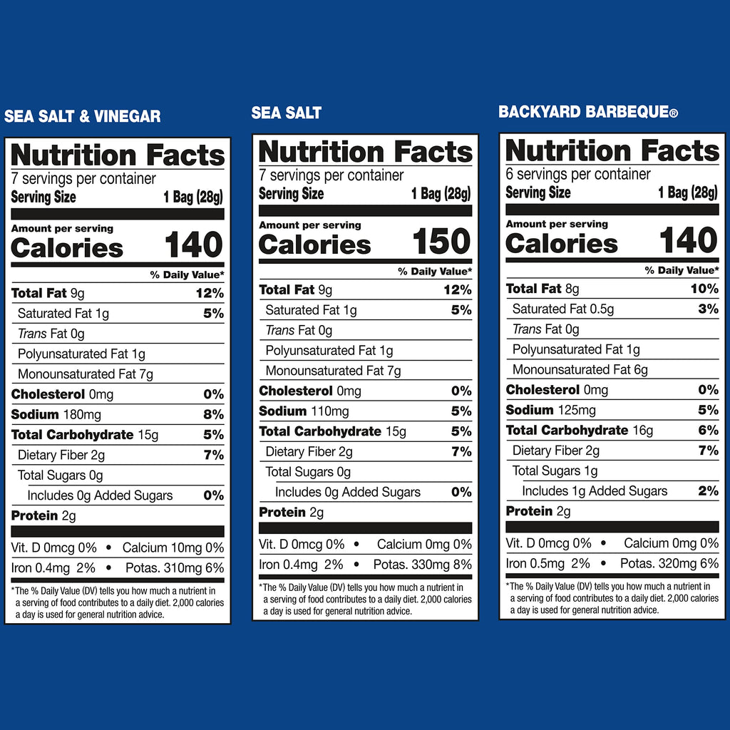Kettle Brand Potato Chips Variety Pack, 1 Oz, 20 Ct-UPStoxs