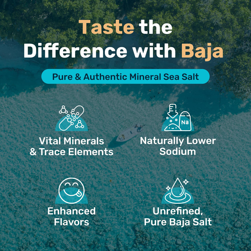 Baja Gold Mineral Sea Salt, Fine Grind, 1 Lb. Bag-UPStoxs